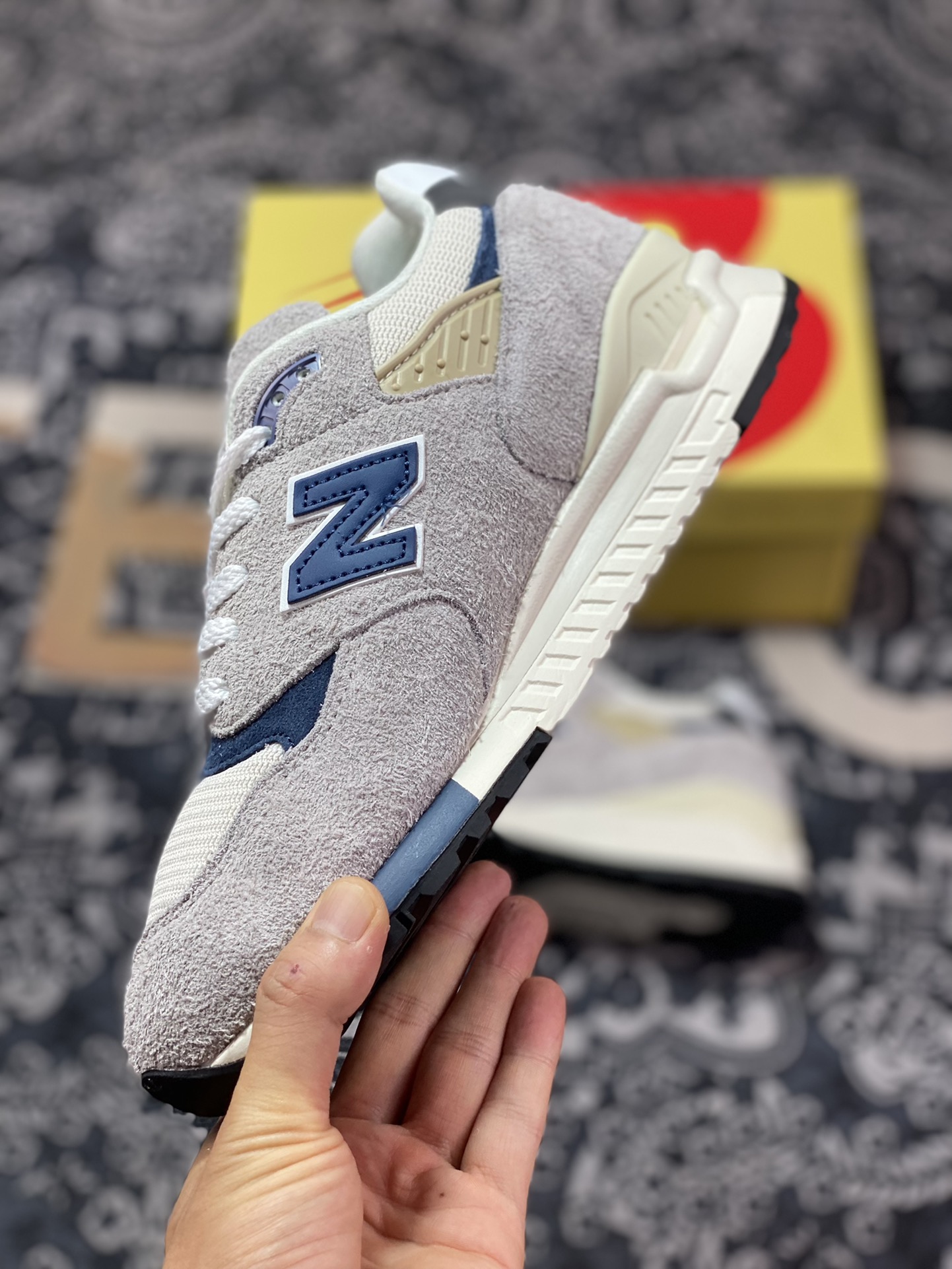 NBNew Balance M998 Made in USA High-end American-made jogging shoes ”Original Gray Navy Blue Oxidation” U998TA