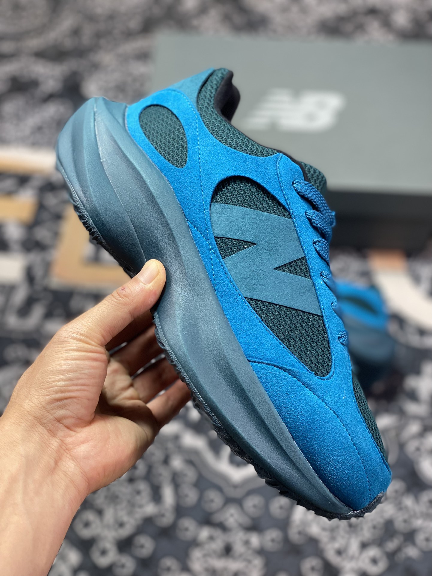 230 New Balance Warped Runner”Ink Blue“动感跑系列低帮跑步鞋“反绒墨水蓝暗蓝”UWRPDBGC