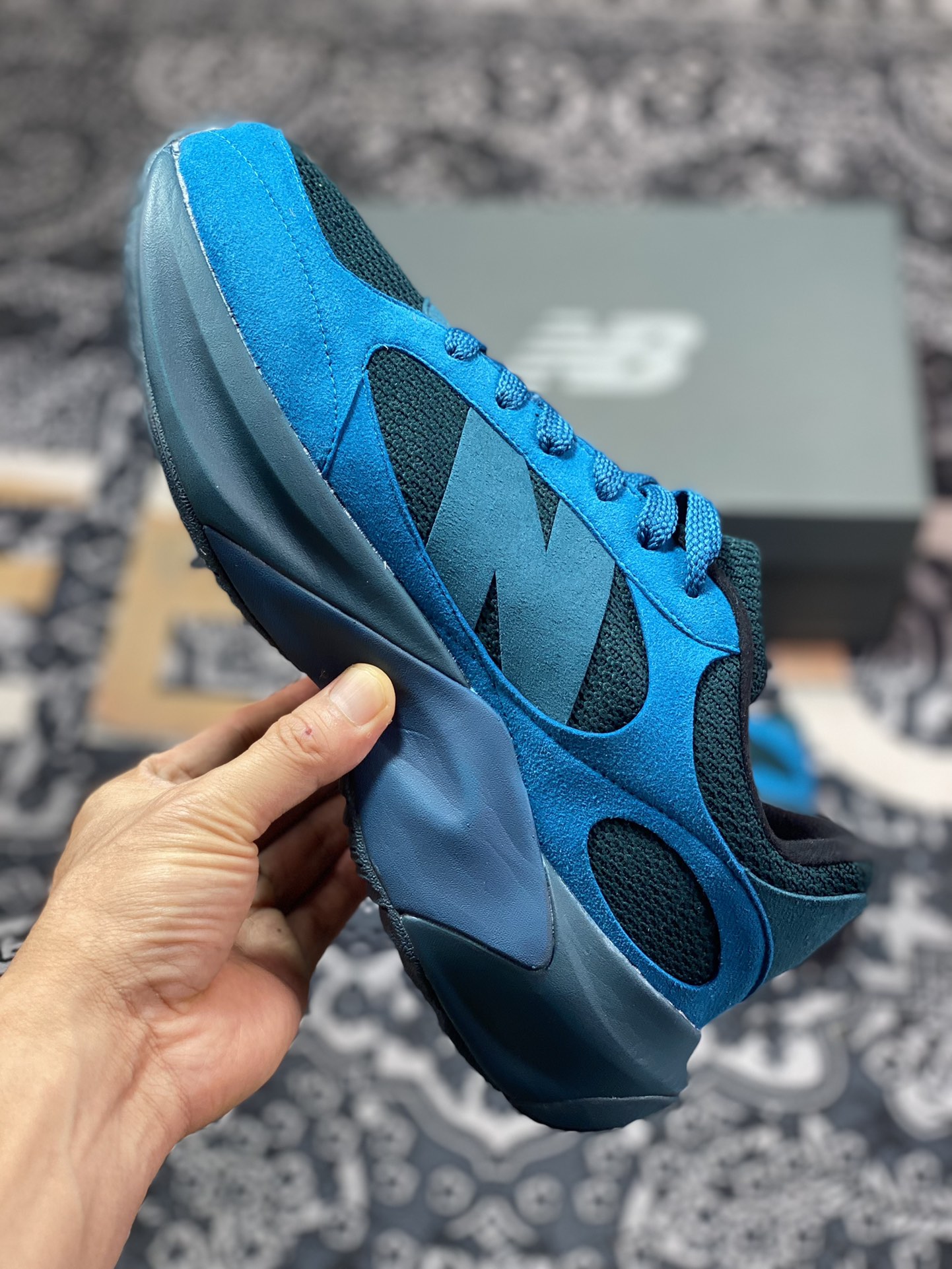 230 New Balance Warped Runner”Ink Blue“动感跑系列低帮跑步鞋“反绒墨水蓝暗蓝”UWRPDBGC