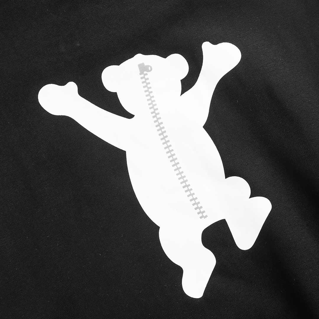 Customized Velvet Bears with Hats in Black, Fabrics, Colors, Prints, Cotton Furs, Meters. - 图片 8