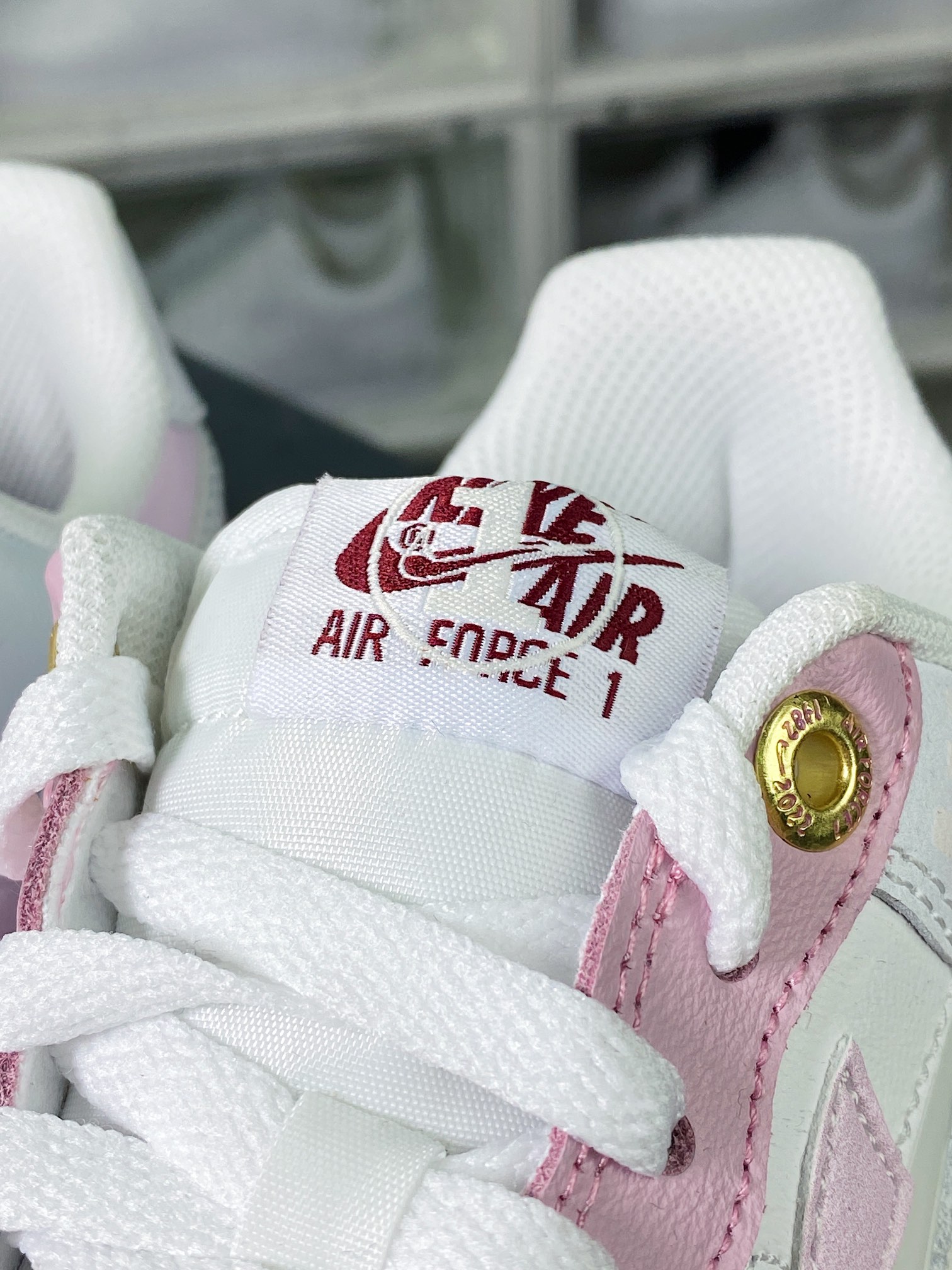 Air Force 1'07 Low GS”Rose” Air Force One low-top sneakers ”White Gradient Purple Girly Heart” DZ5616-100