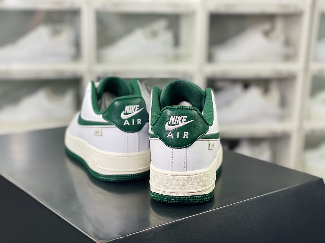 200 Air Force 1’07 Low”White Green”空军一号板鞋“皮革白森林绿电绣钩子”FV0392-100