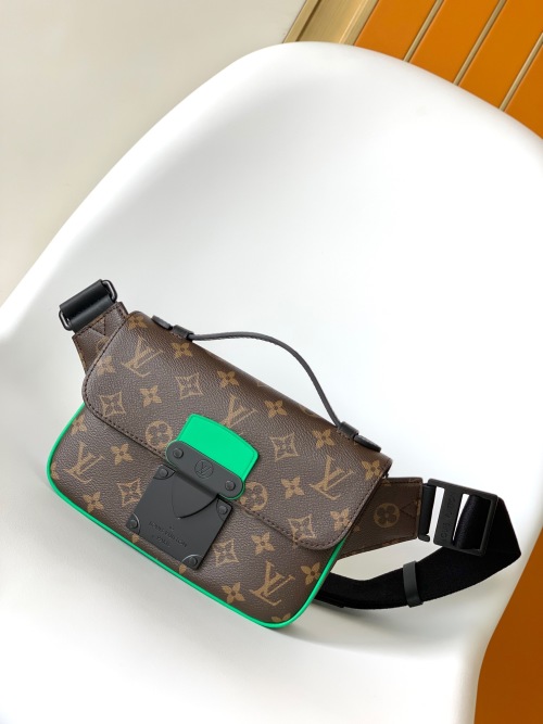 Louis Vuitton S Lock Sling Bag Monogram Leather, 21 x 15 x 4 cm 1 Louis Vuitton S Lock Sling Bag Monogram Leather, 21 x 15 x 4 cm