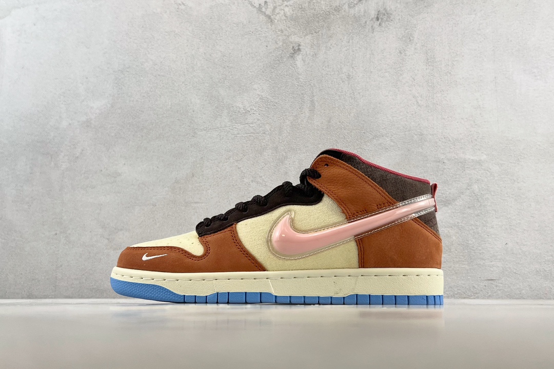Social Status x Nike Dunk Mid Chocolate Milk 巧克力牛奶 粉棕 DJ1173-700