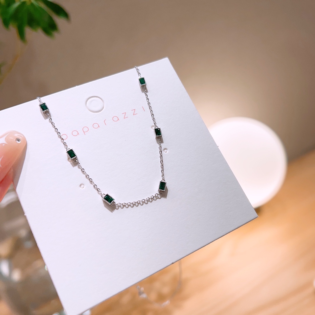 レトロ低アレルギー銀ネックレスゴールド 誕生日