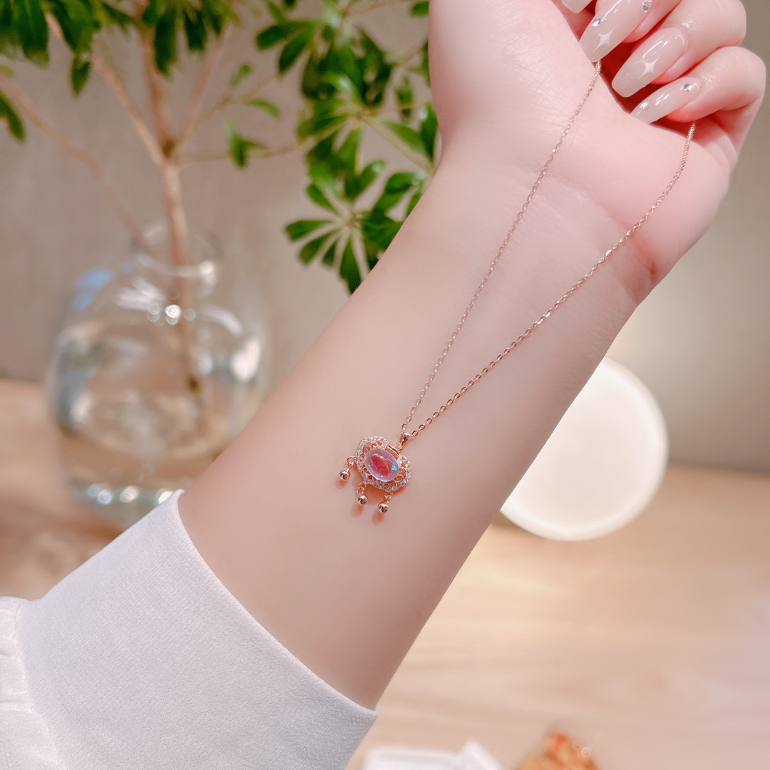 レトロ高品質シルバーネックレスゴールド 晩餐会