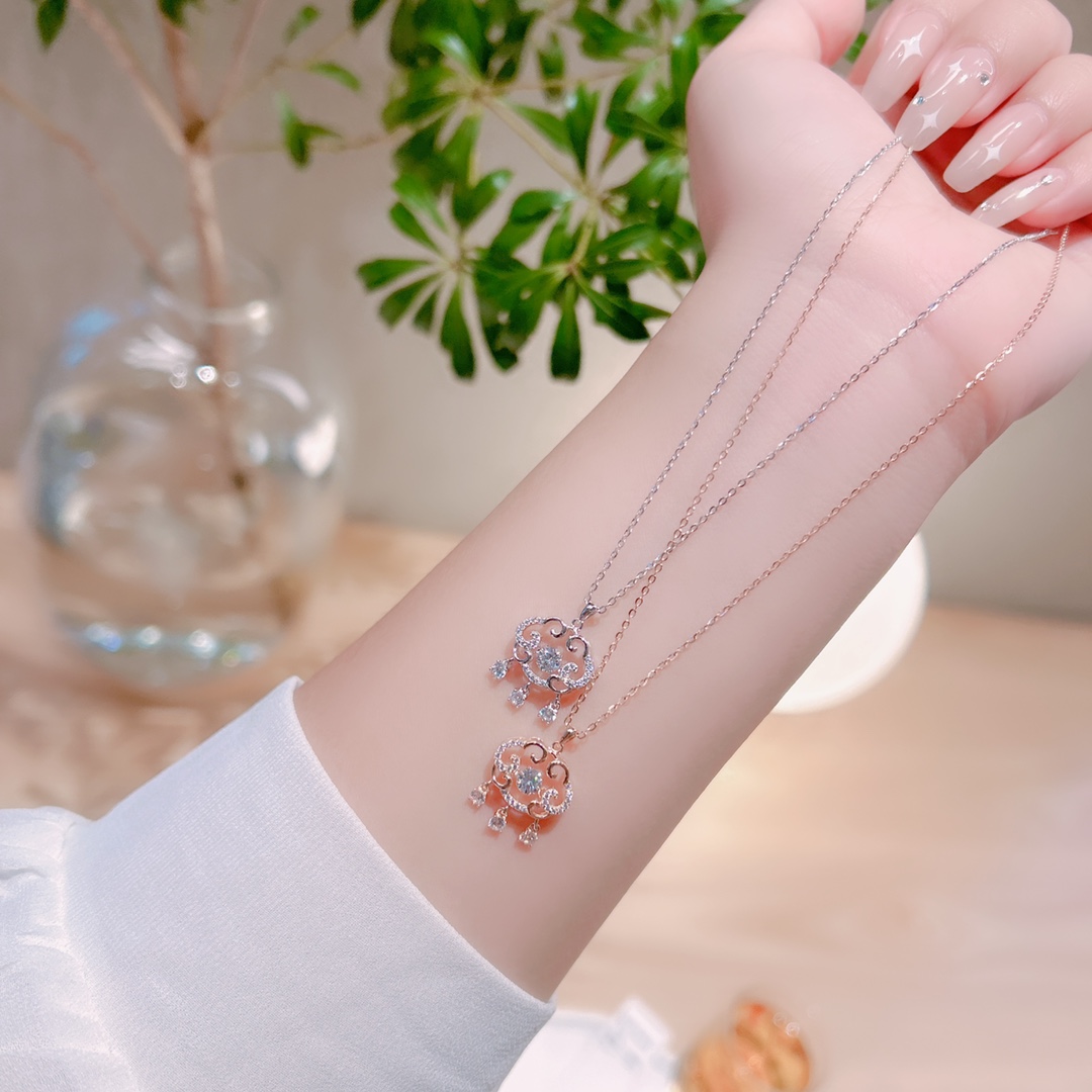 ミニマリストS925スターリングシルバーネックレスゴールド 婚姻届提出