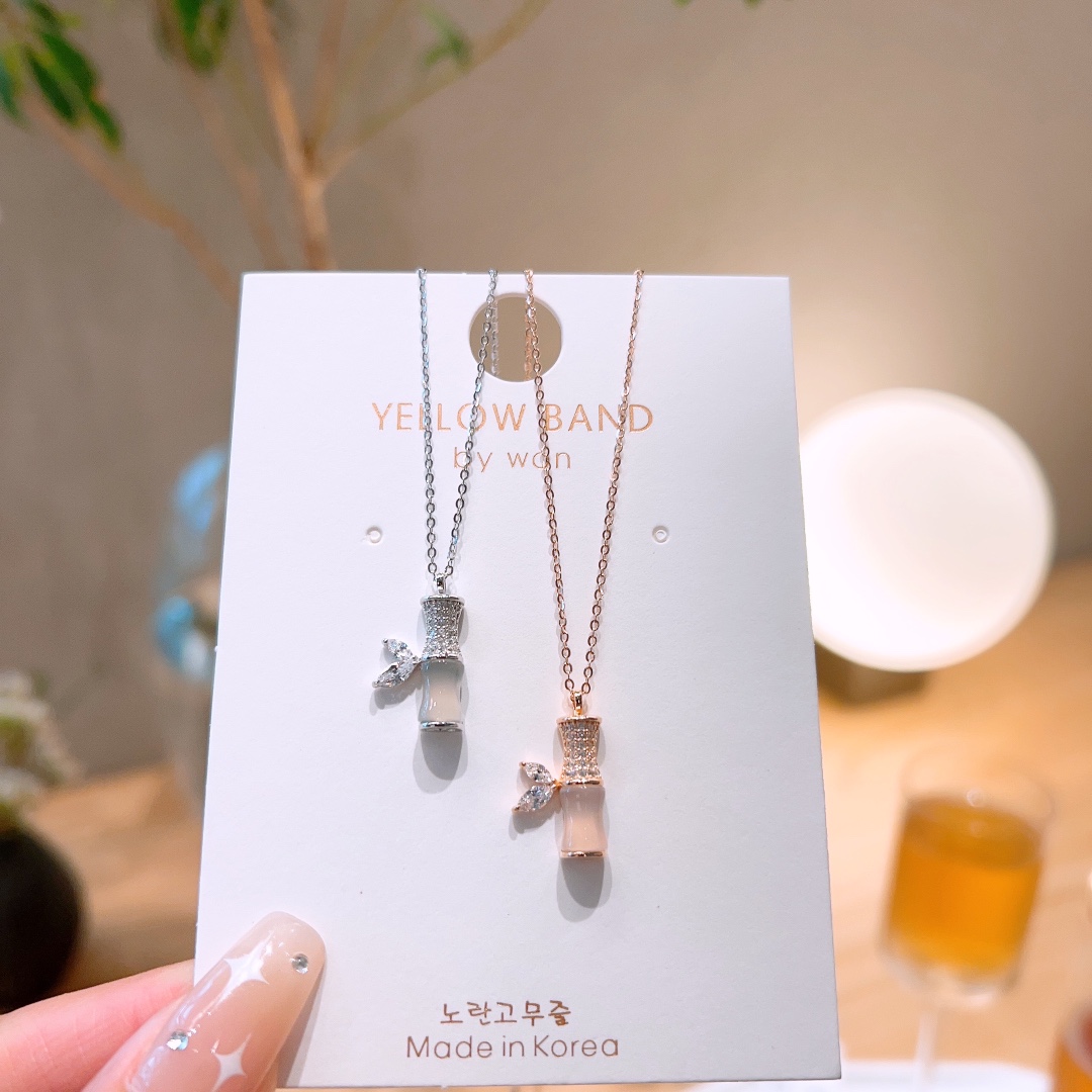 ファッション925シルバーネックレスゴールド 春節