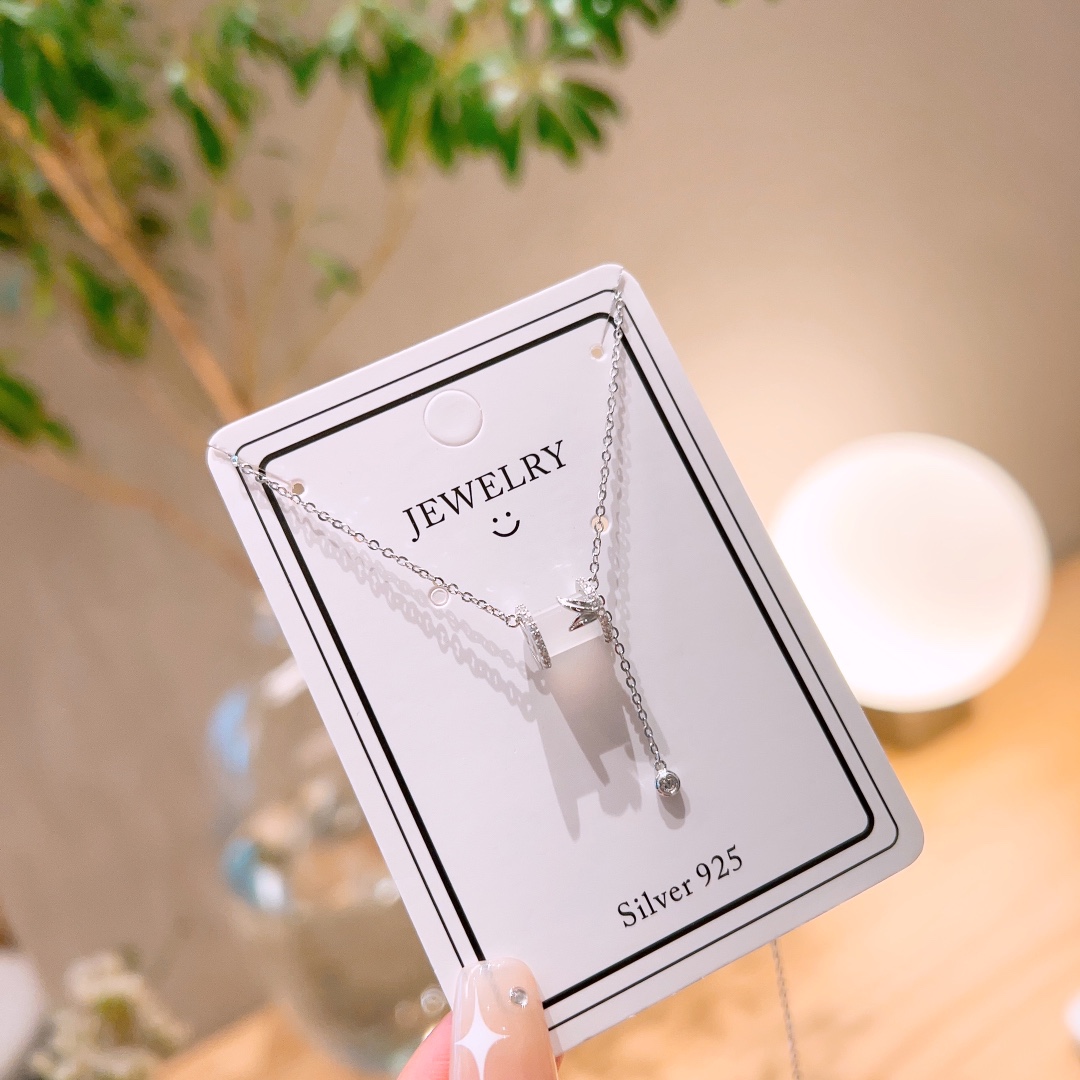 アーティスティック高品質シルバーネックレスシルバー 親友へのプレゼント