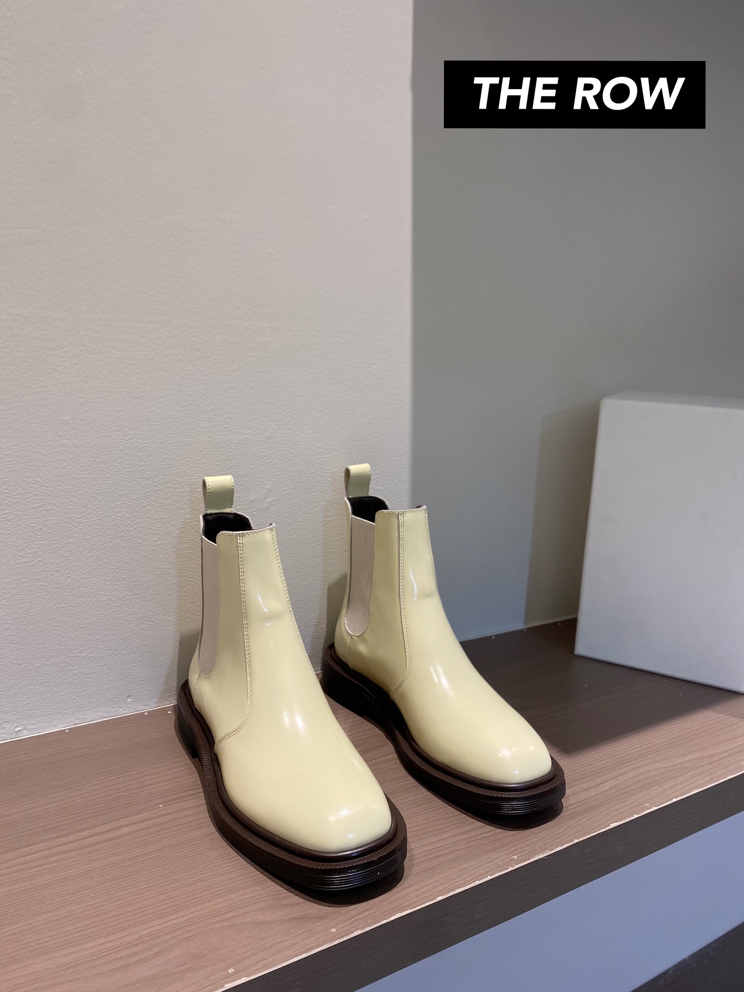 The Row Fall/Winter Stiletto Stitched Ankle Boots Original Custom Soft Calfskin Imported Sheepskin Lining Must-Have Versatile