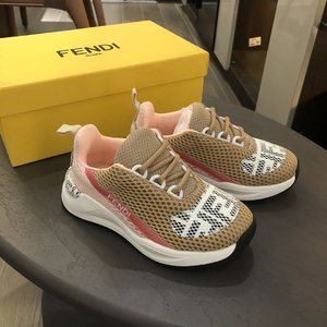 Fendi Cheap
 Shoes Sneakers Perfect Replica
 Black Pink Kids Rubber Summer Collection Casual