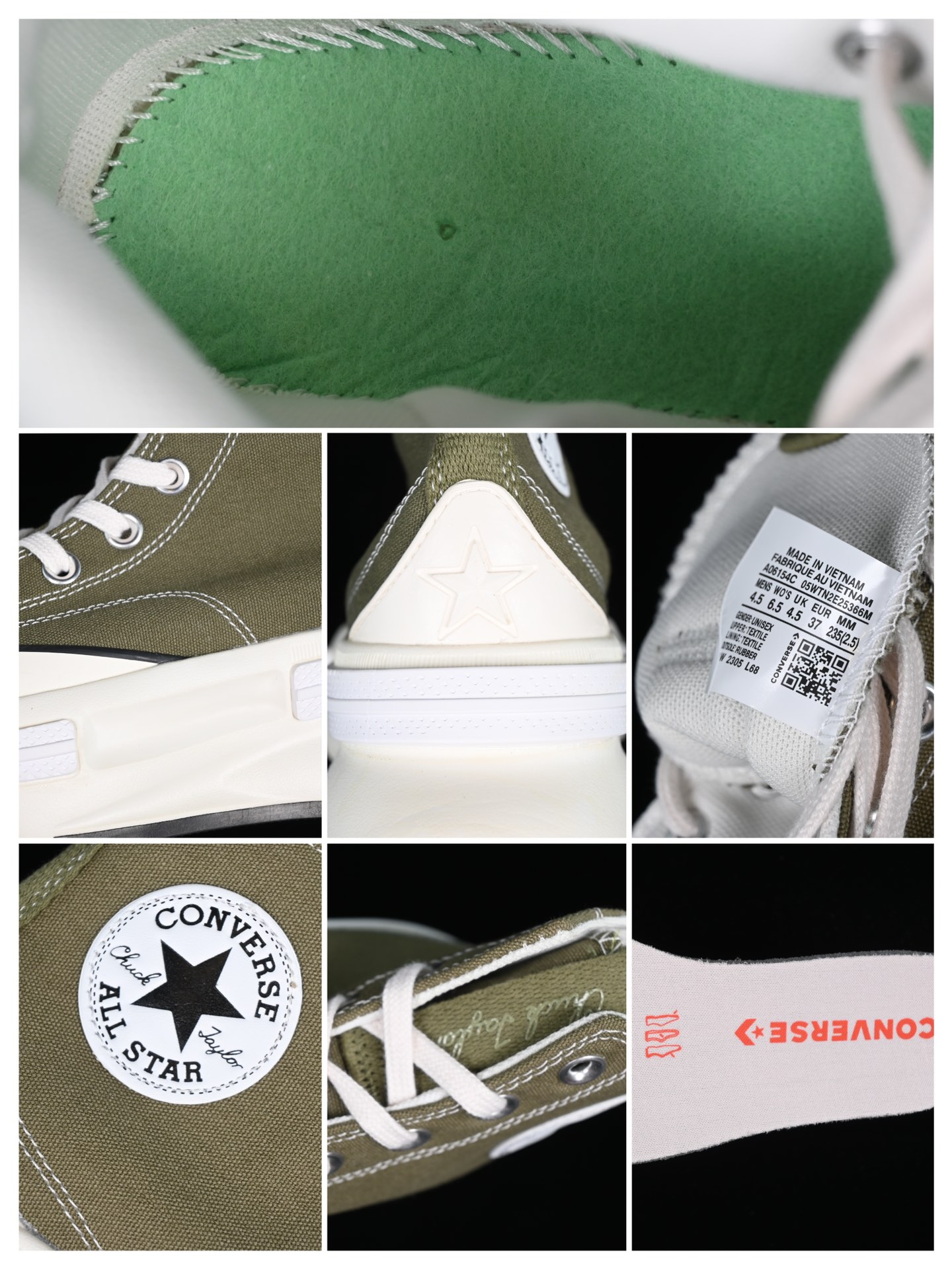 💰150纯原
Converse Run Star Legacy 匡威厚底夹心熊猫配色增高帆布鞋 A06154C
#开学季 最具代表熊猫黑白配色登场 原鞋开发 原材原料 开模打造 正品一致MD大底 打造质轻 舒适效果 柔软且具弹性 无需被厚底束缚脚感
#原纸板数据开发 呈现完美鞋型 正确鞋面 内衬 后跟细节 最大程度还原zp工艺
尺码:35 36 36.5 37 37.5 38 39 39.5 40 41 41.5 42 42.5 43 44 M.C3