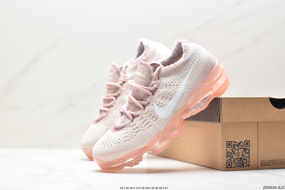 Nk Vapormax 2023 Flyknit 2023 flying woven breathable leisure full palm air cushion running shoes DV6840-101