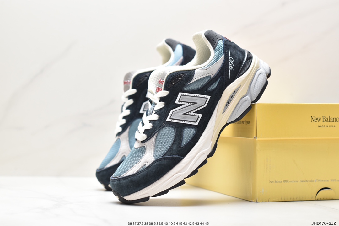 New Balance collaborates with the American senior sneaker store YCMC x NBNew Balance Made in USA M990V3 three-generation series low-top running shoes W990AD3