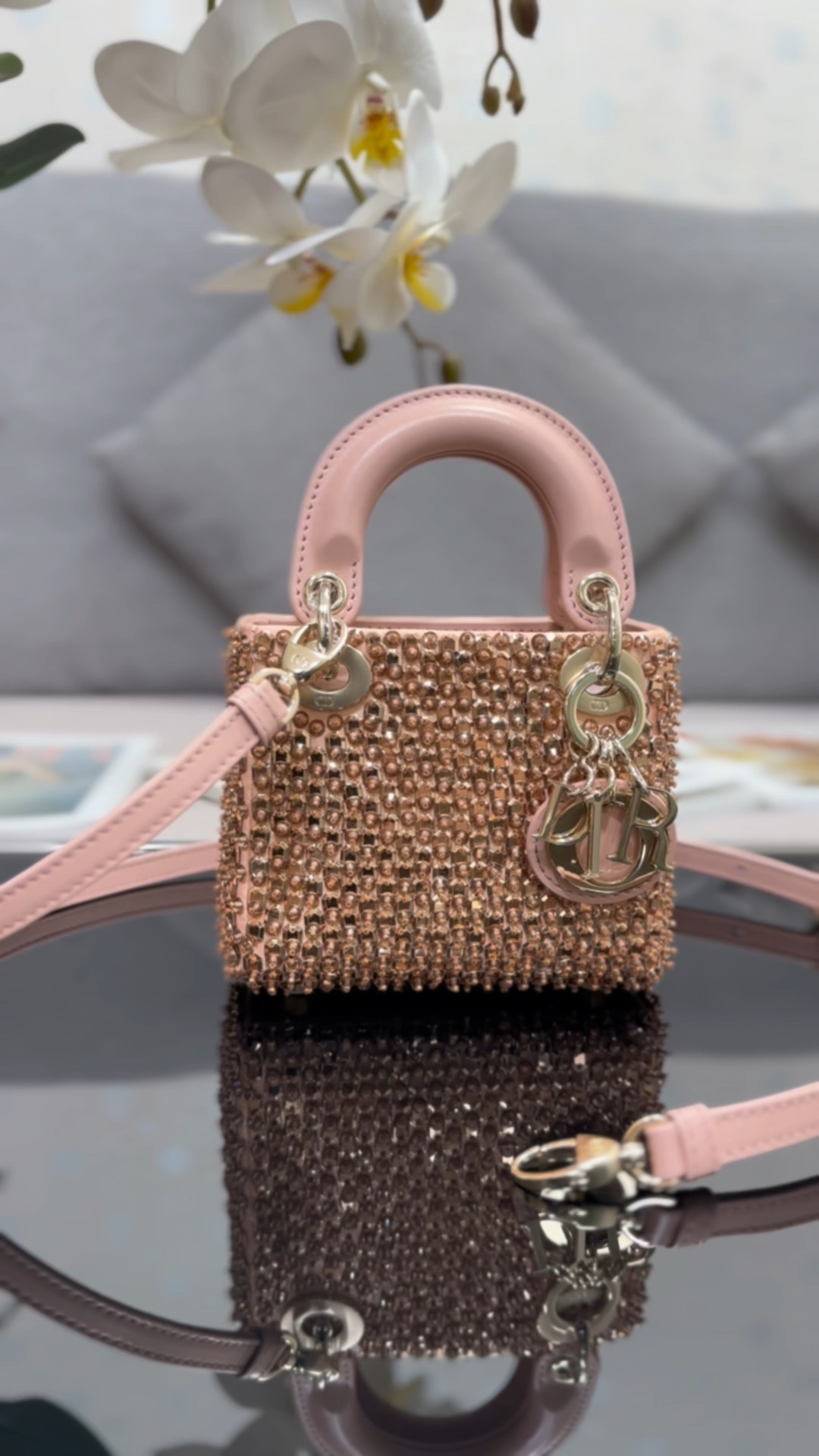 ❤️ Mini bordado con cuentas de miel rosa, edición limitada