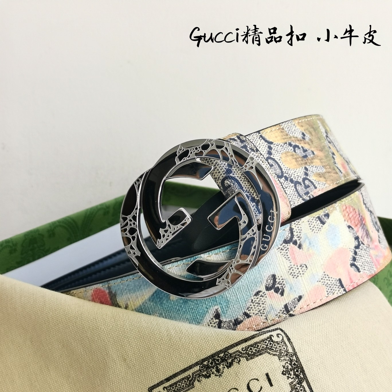 Gucci纯原进口原厂压花精品钢扣宽4.0Cm经典永不过时潮流大方时尚百搭