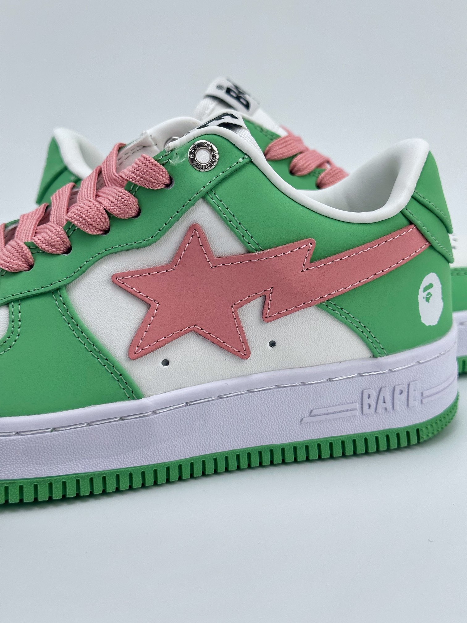 Bape x Air Force 1 '07 Low Green Pink 1H70191005