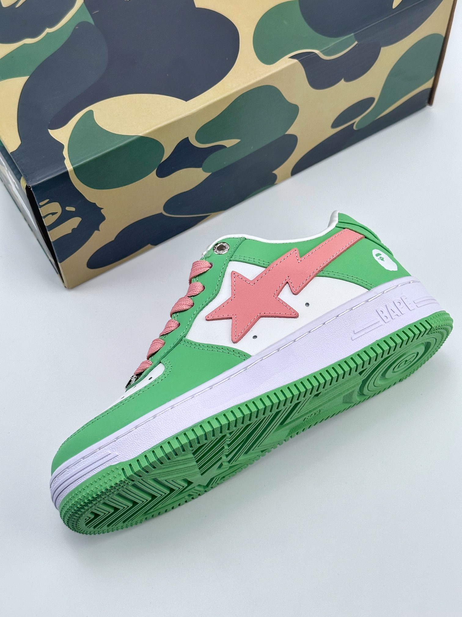 200 Bape x Air Force 1 '07 Low 绿粉 1H70191005