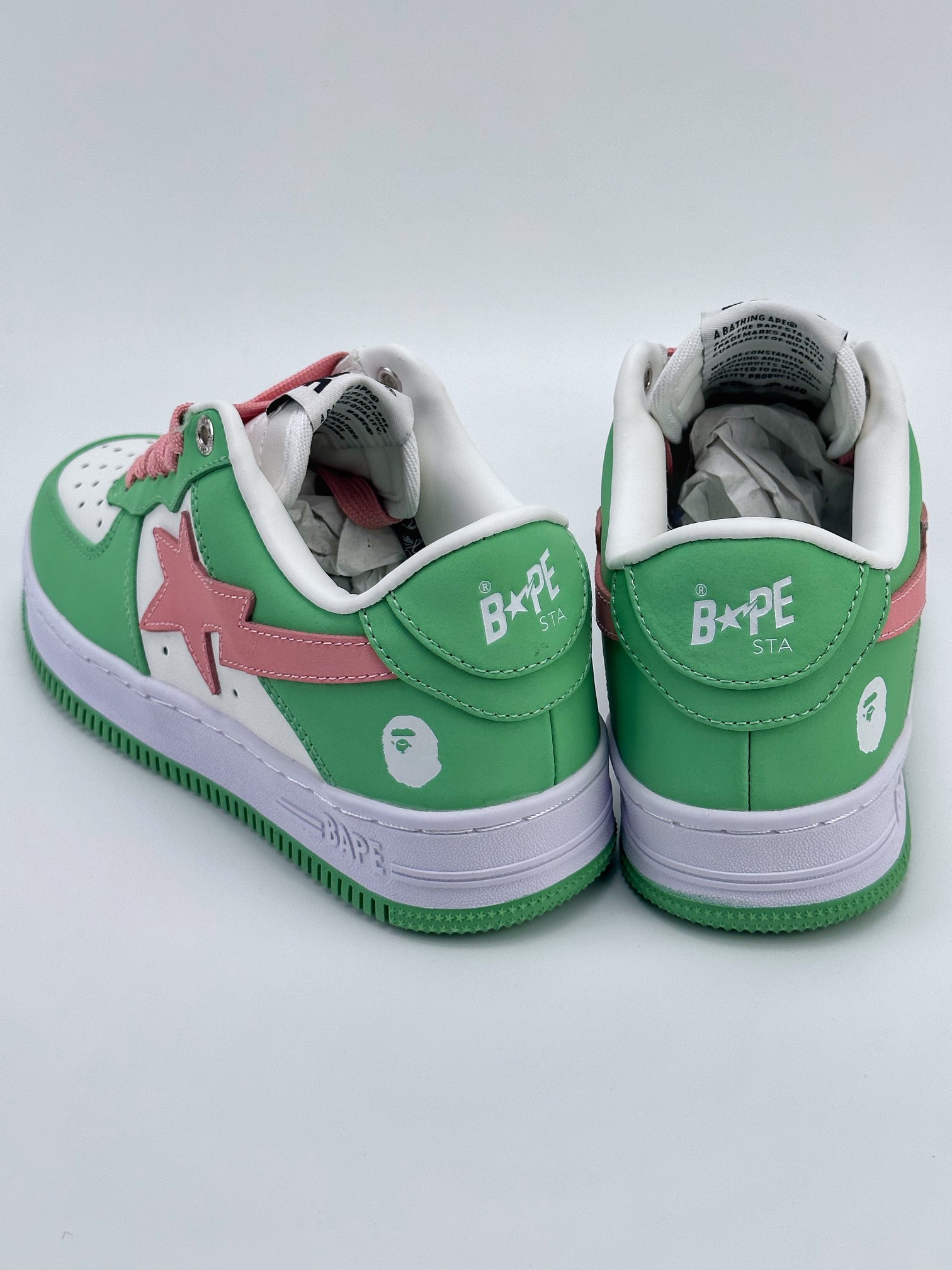 200 Bape x Air Force 1 '07 Low 绿粉 1H70191005