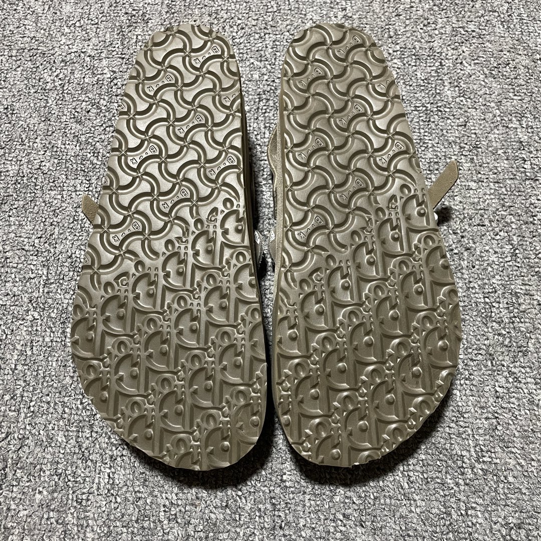 本地自取 合作私密 价格调整 专供版 Dior x Birkenstock 博肯 迪奥限定联名低帮凉鞋 独家原鞋购回开发 6