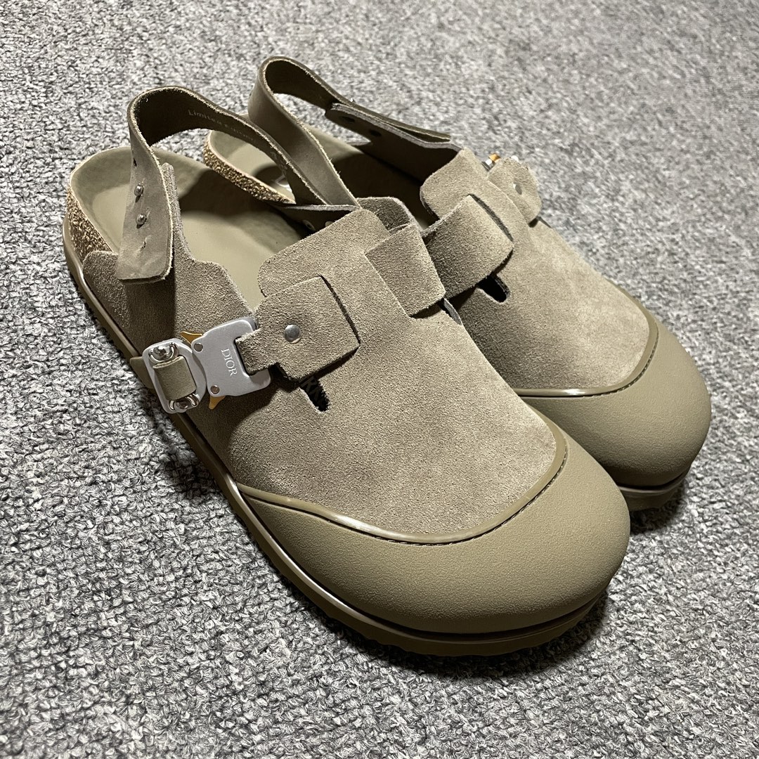 本地自取 合作私密 价格调整 专供版 Dior x Birkenstock 博肯 迪奥限定联名低帮凉鞋 独家原鞋购回开发 3