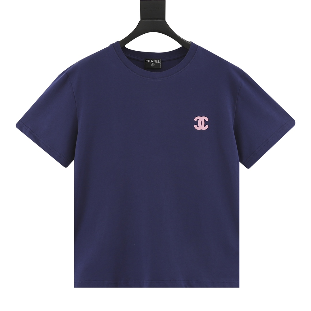 CHANEL/Chanel camiseta de manga corta con logo CC rosa, edición limitada de verano 23 del canal, otro artículo de nivel…