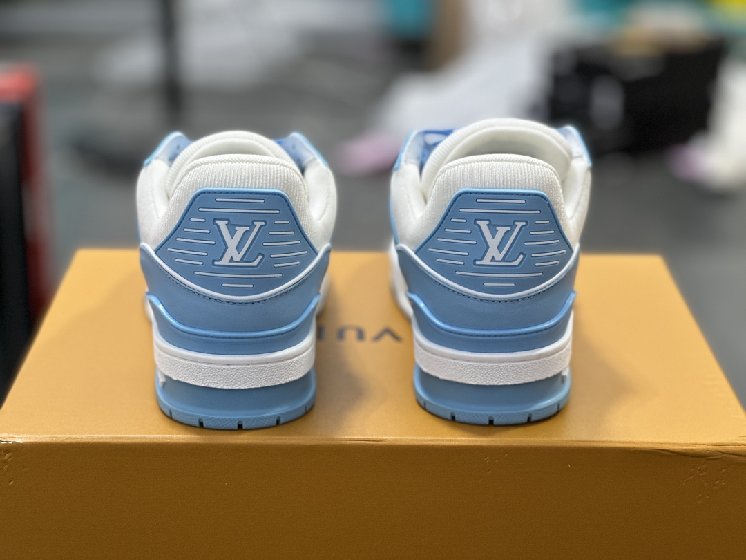 Louis Vuitton 路易威登 LV Trainer 板鞋奶白蓝