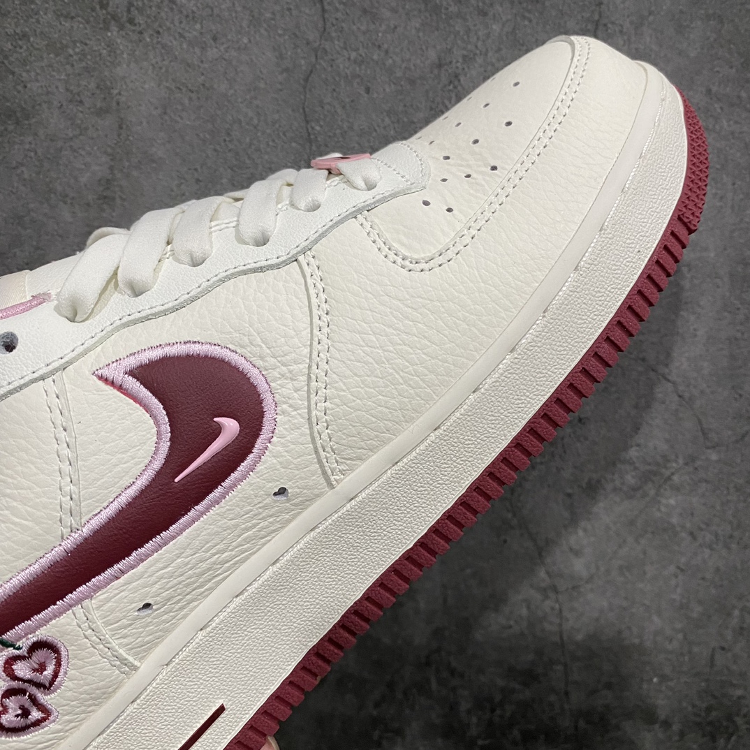 [Channel version] NK Wmns Air Force 1'07 Low ”Valentine's Day” Air Force One low-top sneakers ”beige pink wine red cherry Valentine's Day” FD4616-161