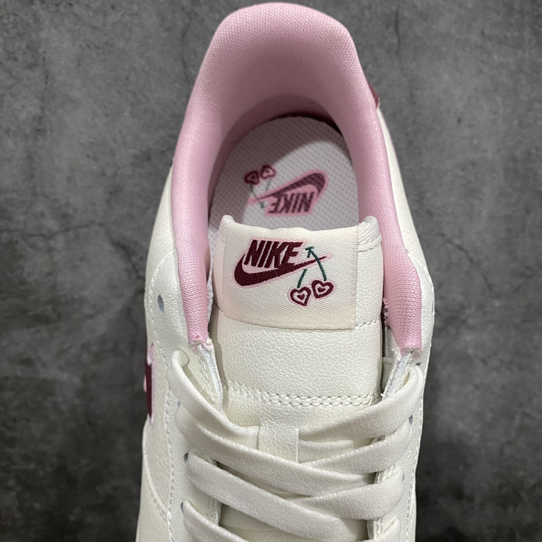 [Channel version] NK Wmns Air Force 1'07 Low ”Valentine's Day” Air Force One low-top sneakers ”beige pink wine red cherry Valentine's Day” FD4616-161