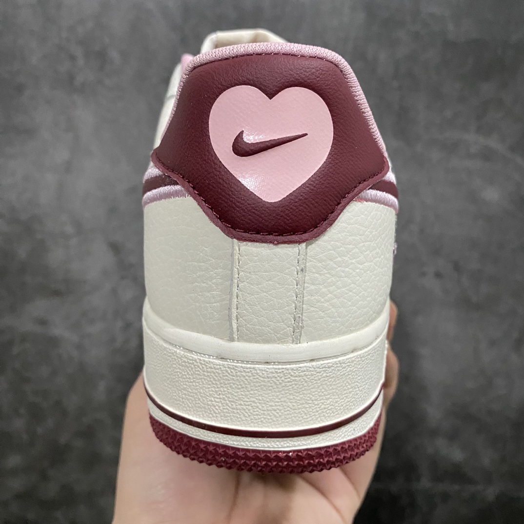 [Channel version] NK Wmns Air Force 1'07 Low ”Valentine's Day” Air Force One low-top sneakers ”beige pink wine red cherry Valentine's Day” FD4616-161