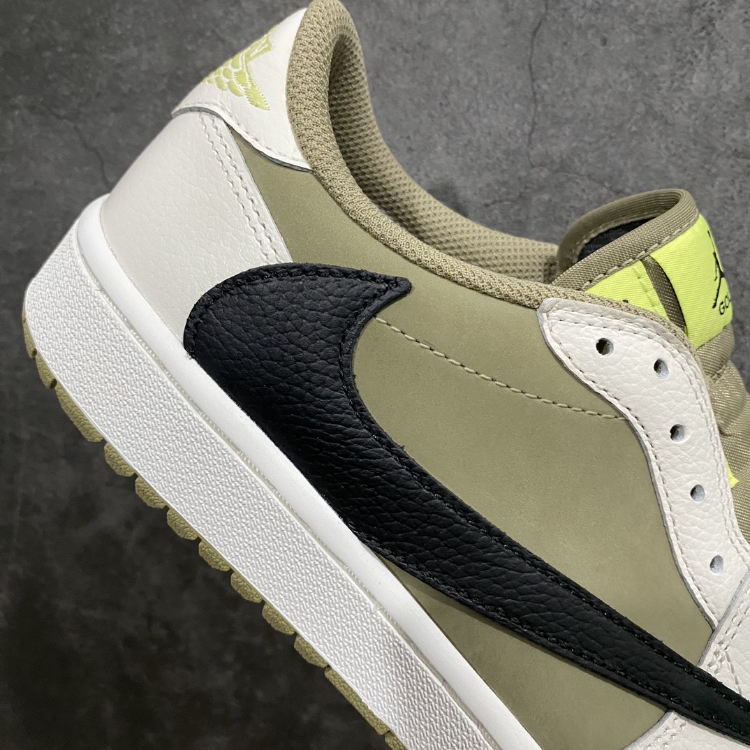 [LW Version] Travis Scott x Air Jordan 1 Golf AJ1 Joe 1 TS Joint Inverted Hook Golf Low Top 6.0 FZ3124-200