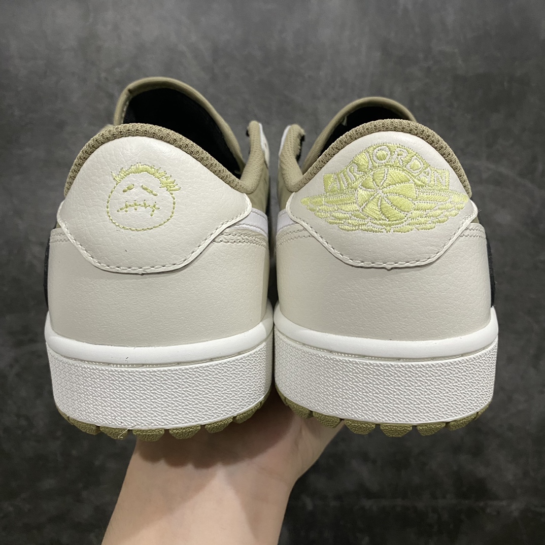 [LW Version] Travis Scott x Air Jordan 1 Golf AJ1 Joe 1 TS Joint Inverted Hook Golf Low Top 6.0 FZ3124-200