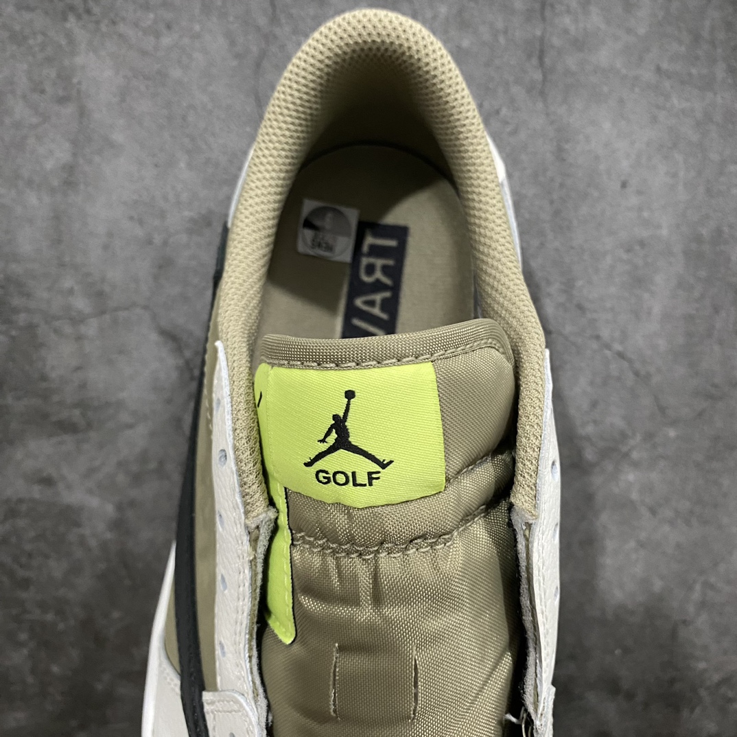 [LW Version] Travis Scott x Air Jordan 1 Golf AJ1 Joe 1 TS Joint Inverted Hook Golf Low Top 6.0 FZ3124-200