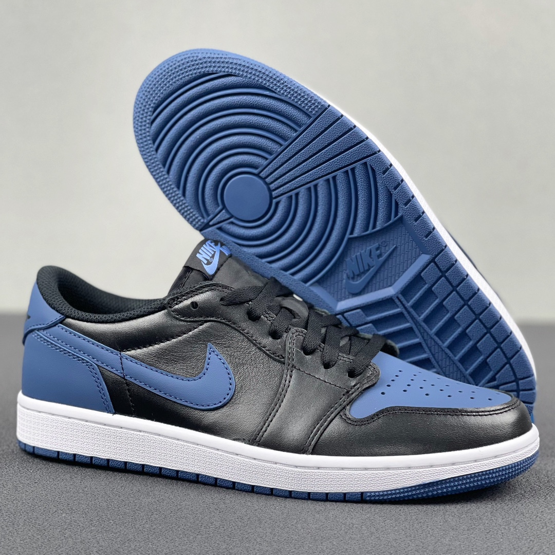 aj1黑蓝low尺码40-48.5福利特价品-AirJordan1LowAJ1黑蓝复古板鞋篮球鞋CZ07