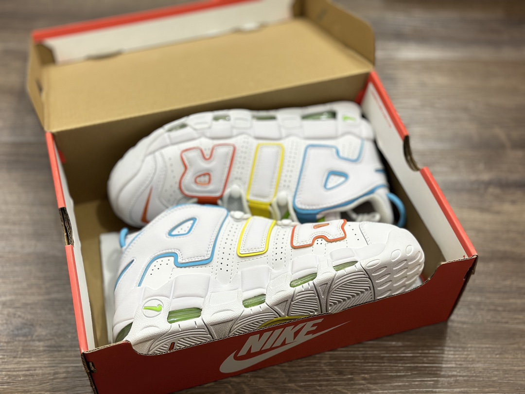 Nike Air More Uptempo Pippen full-palm air cushion retro basketball shoes FJ4624-100