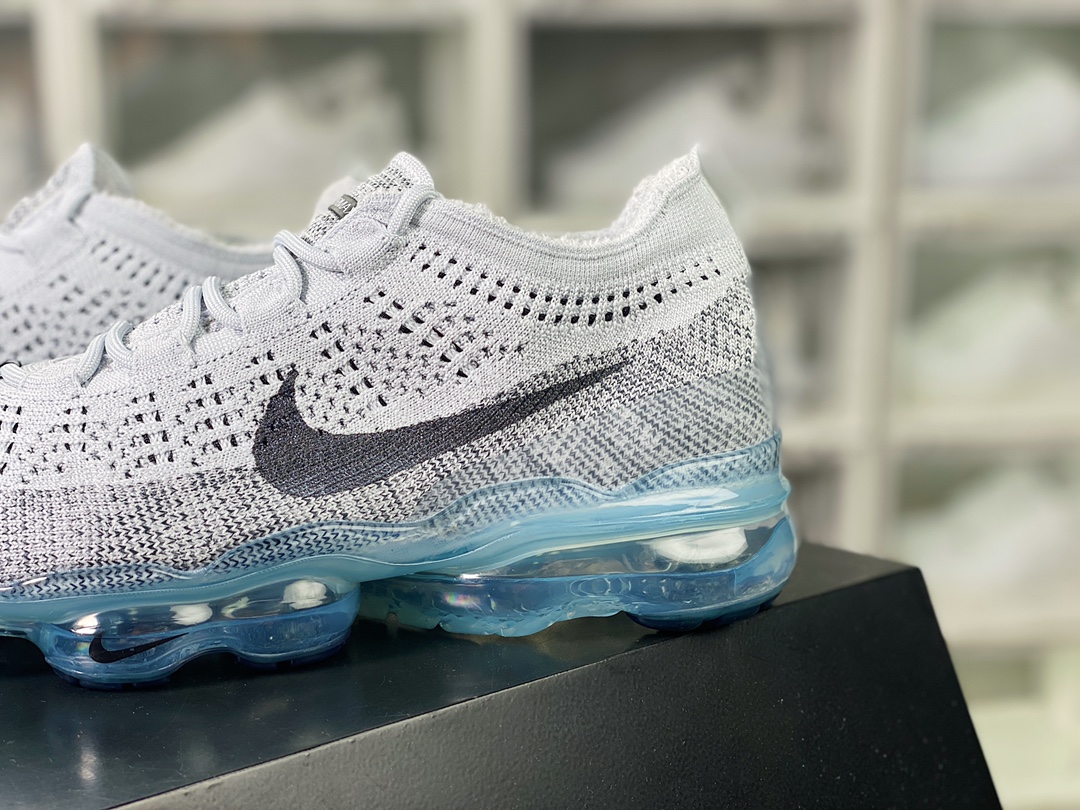 Air VaporMax 2023 Flyknit FK”Grey/Black” 2023 running shoes ”Light gray and black hook” DV1678-100