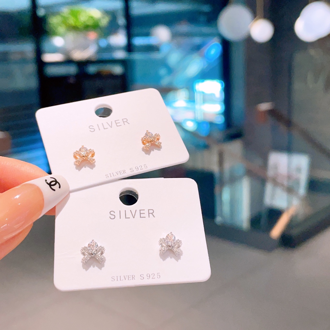 エレガントニッケル無添加銀イヤリングシルバー 春節