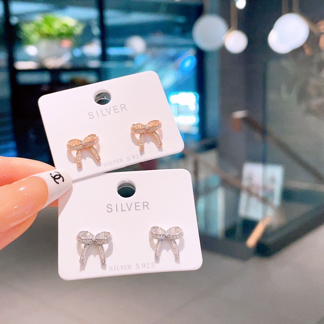 優しいS925スターリングシルバーイヤリングシルバー 旅行