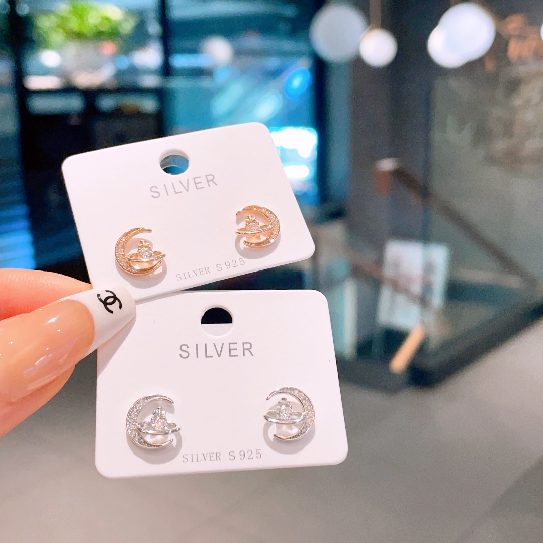 フレンチS925スターリングシルバーイヤリングシルバー 母の日