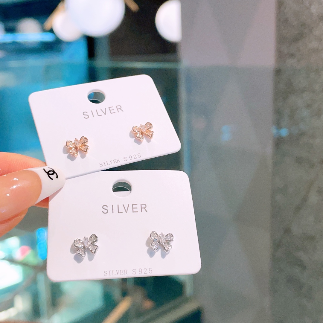 Hypoallergenes Silber Ohrringe Wald Heiratsantrag Silber