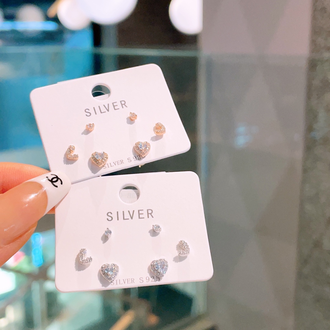 Feinsilber Ohrringe Vintage Lehrertag Silber