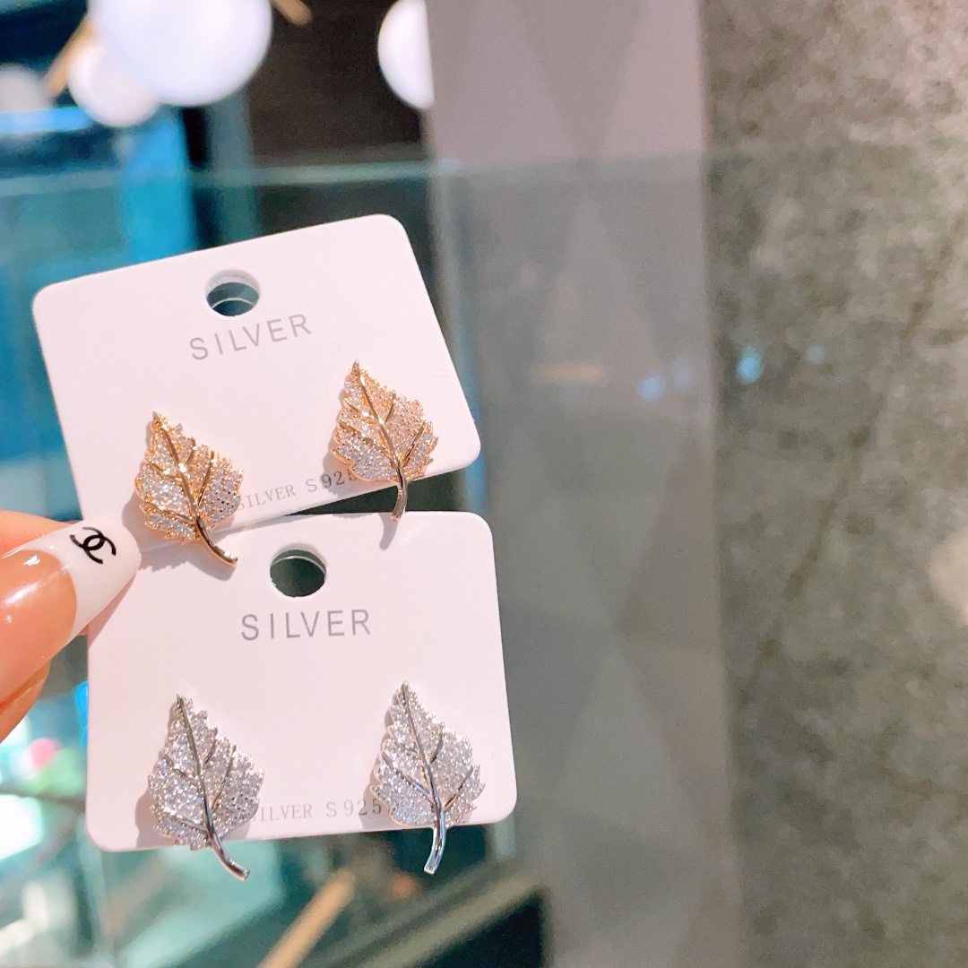 Allergiearmes Silber Ohrringe Schick Verabredung Gold