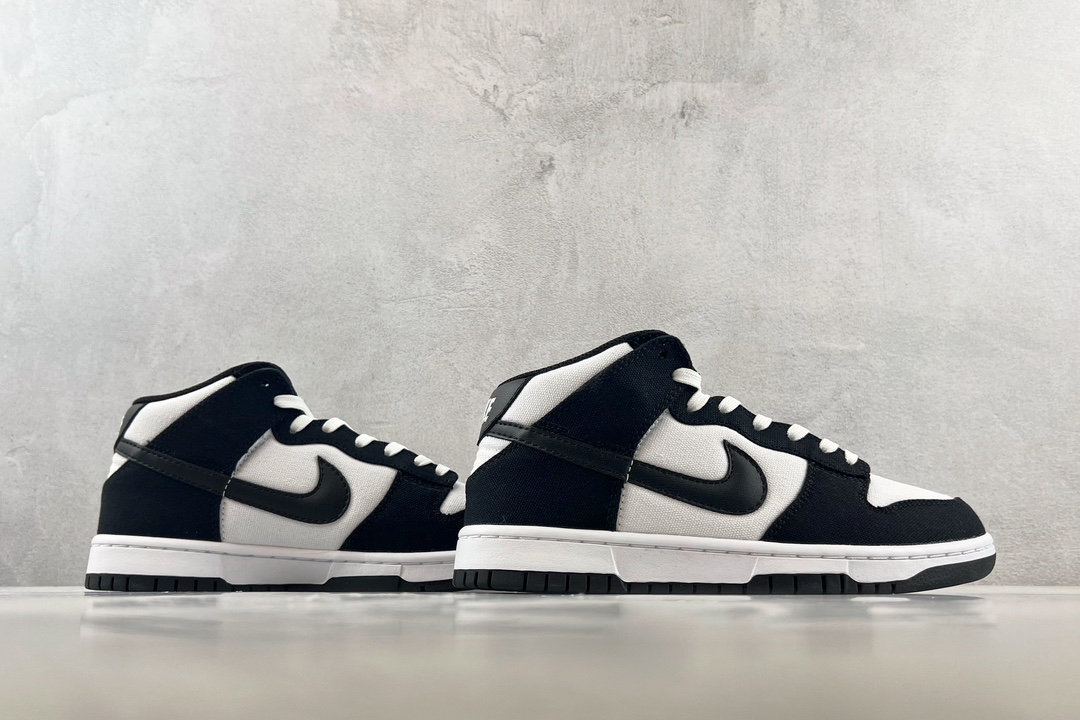 Nike Dunk Mid 黑白 DV0830-102