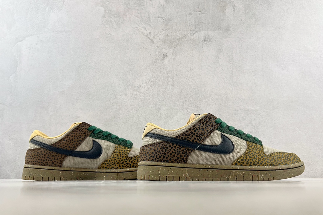 石斑纹系列 Nike Dunk Low ”Safari”棕色 DX2654-200