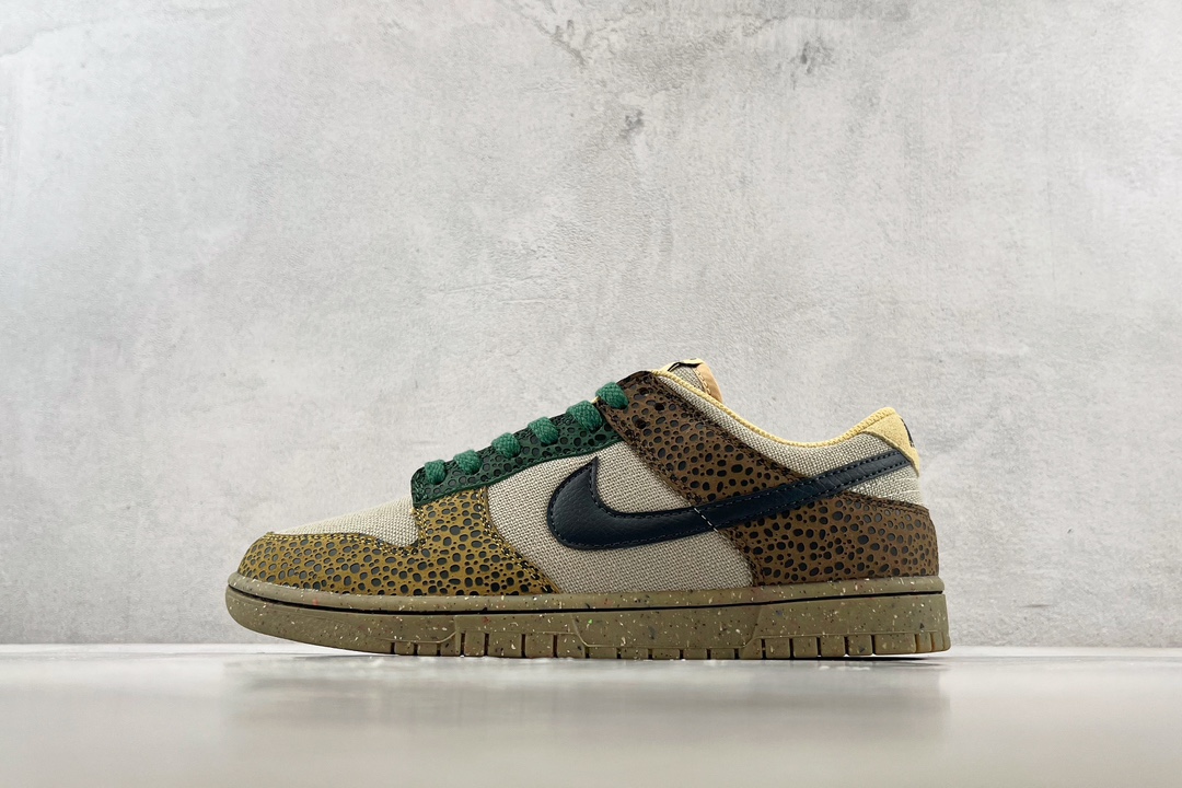 石斑纹系列 Nike Dunk Low ”Safari”棕色 DX2654-200