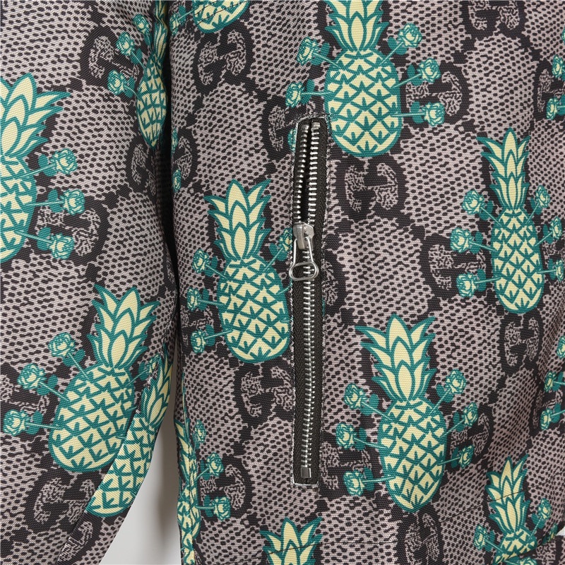 Gucci/古驰 Pineapple系列菠萝连帽夹克