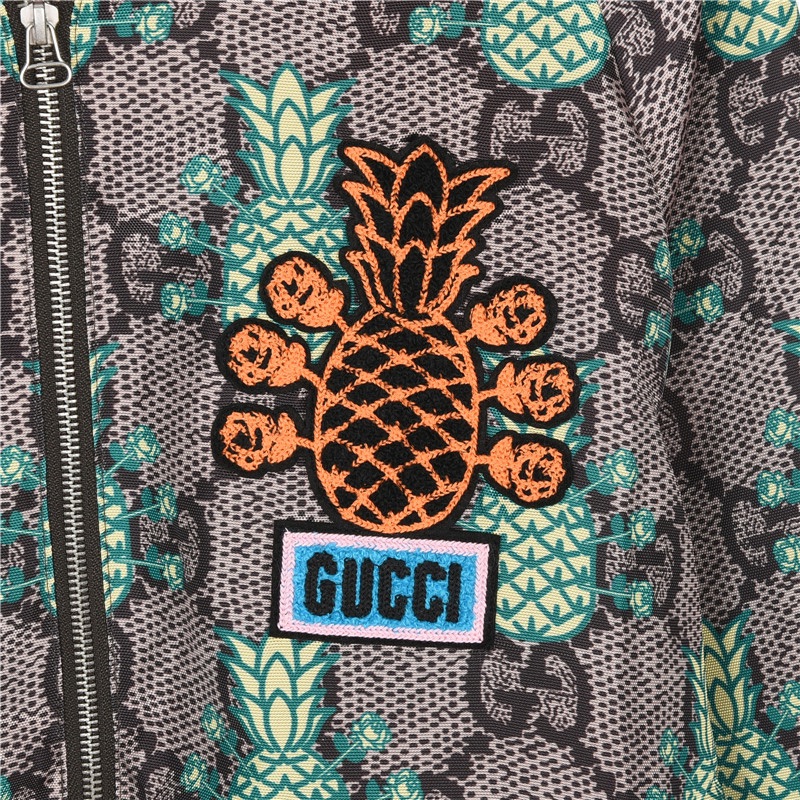 Gucci/古驰 Pineapple系列菠萝连帽夹克