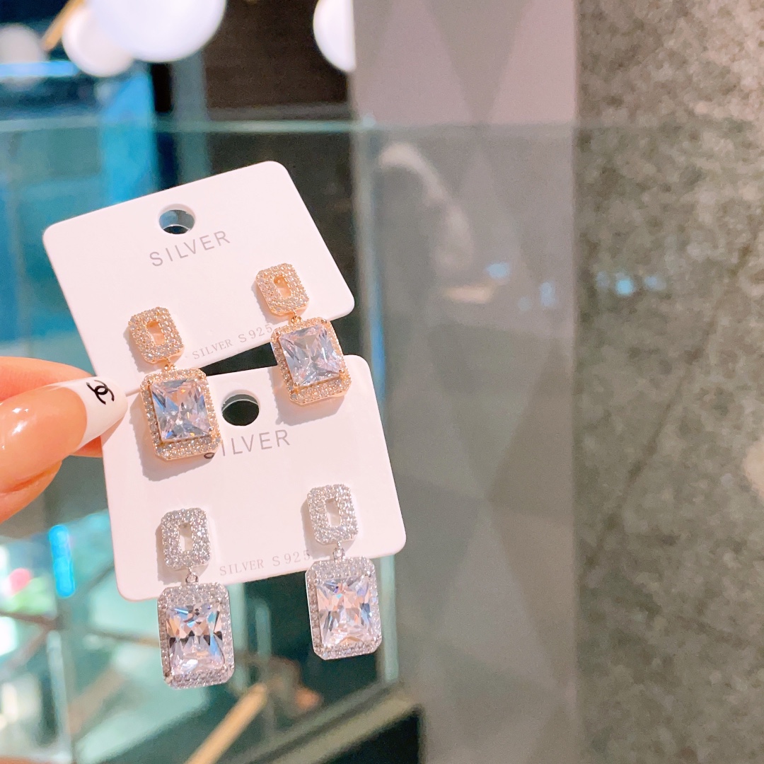 Massivsilber Ohrringe Verspielt Standesamt Gold