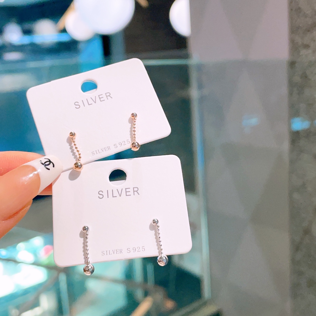 Nickelfreies Silber Ohrringe Filigran Bankett Silber