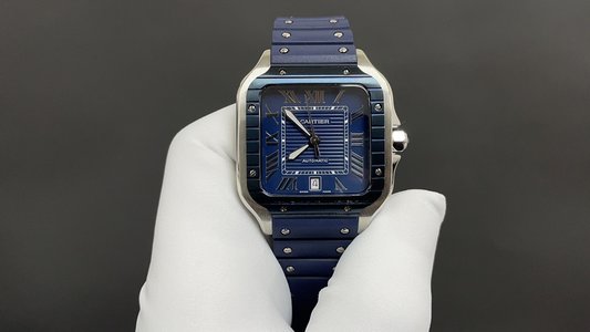 1:1 Clone Cartier Watch Blue White Mechanical Movement